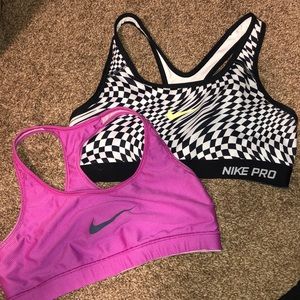 2 Nike sports bras!!